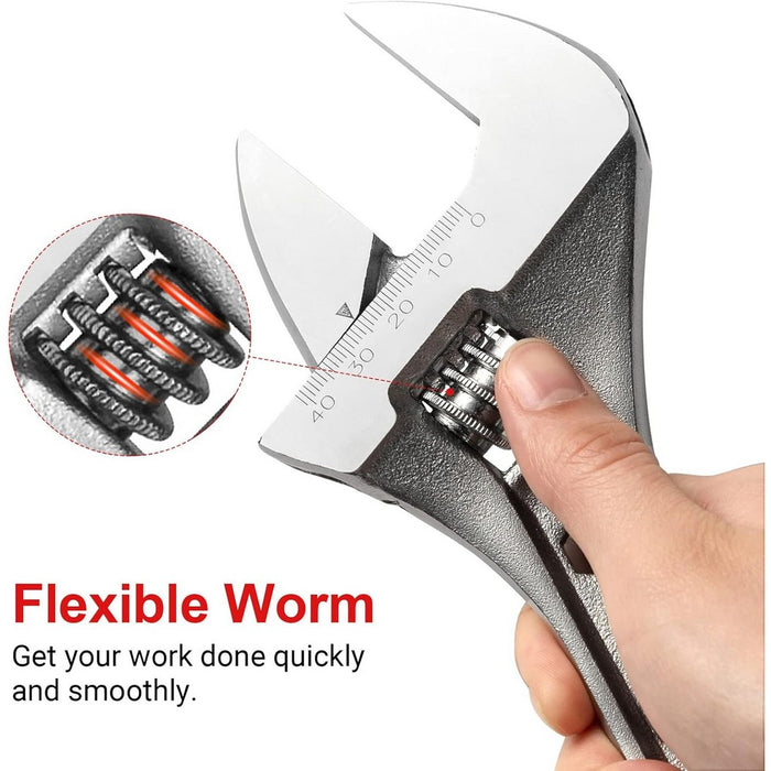 Adjustable Wrench with Softgrip Handle, 12 Inch