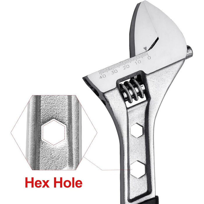 Adjustable Wrench with Softgrip Handle, 12 Inch