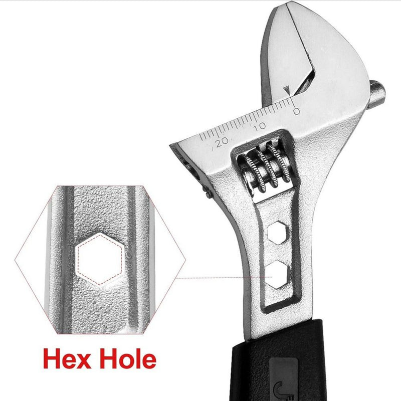 Adjustable Wrench with Softgrip 6-inch