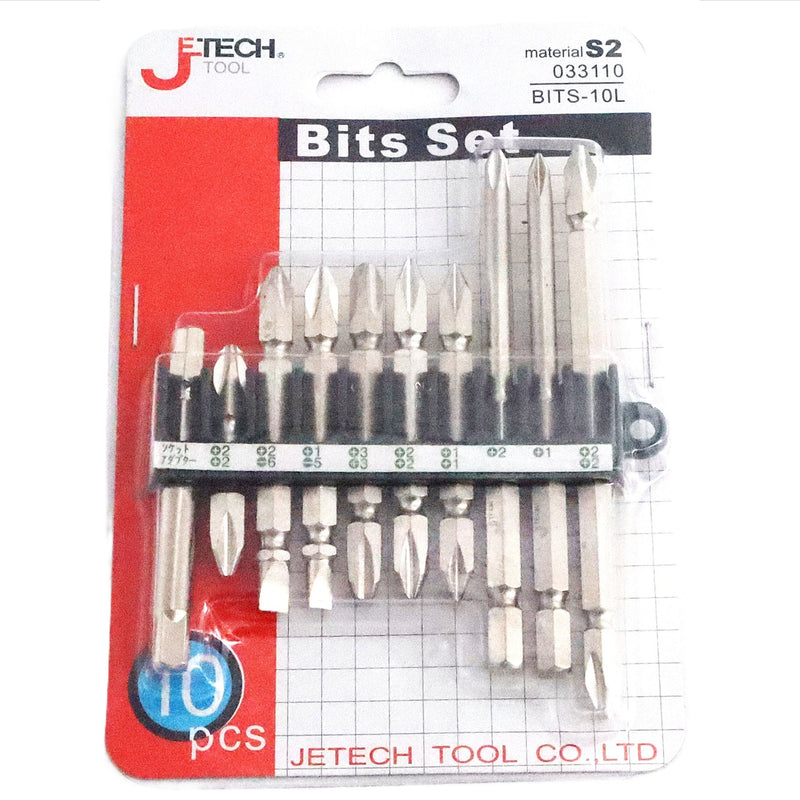Double-Ended Screwdriver Bits 10-Piece