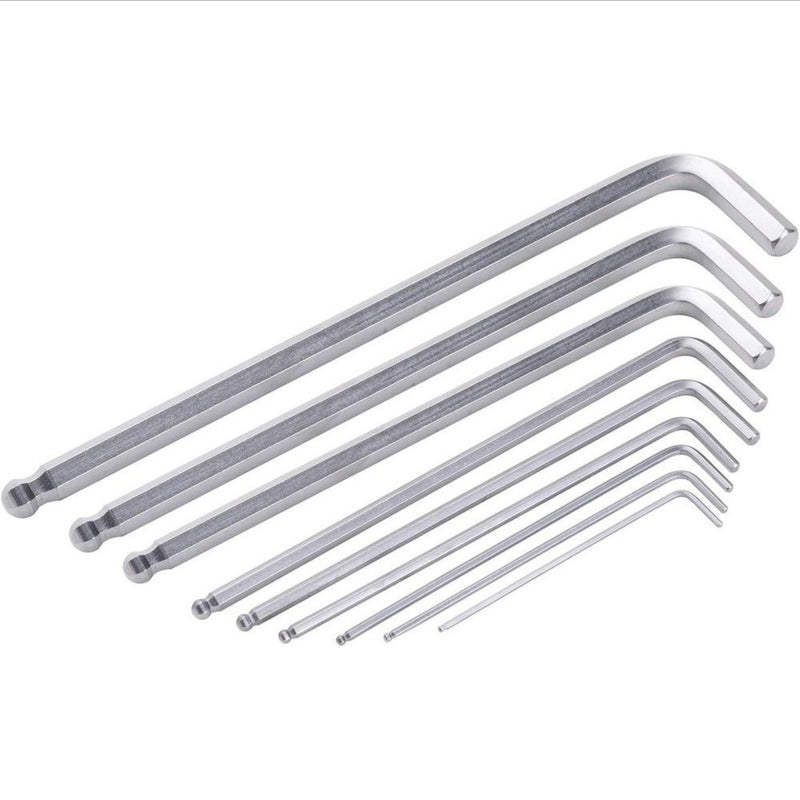 Allen Wrenches Ball End Long Hex Key Set Metric (9-Piece, 1.5-10mm)
