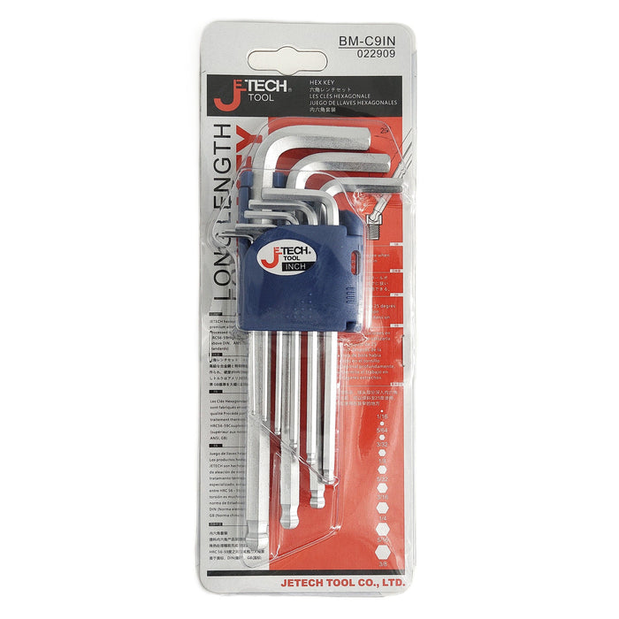 Hex Key Set 9-Piece Metric