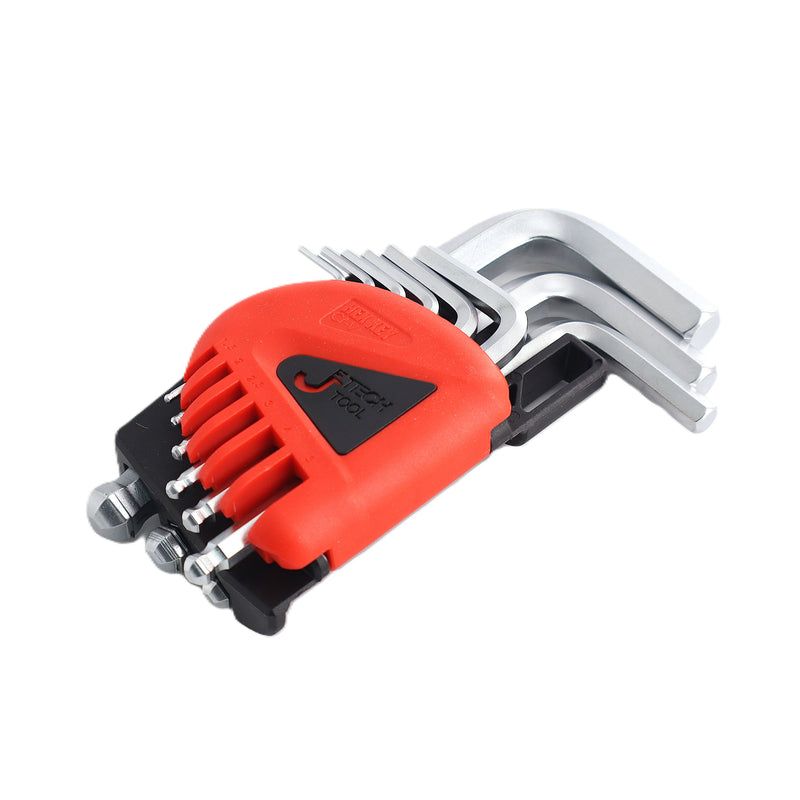 Allen Wrenches Ball End Short Hex Key Set Metric (9-Piece, 1.5-10mm)