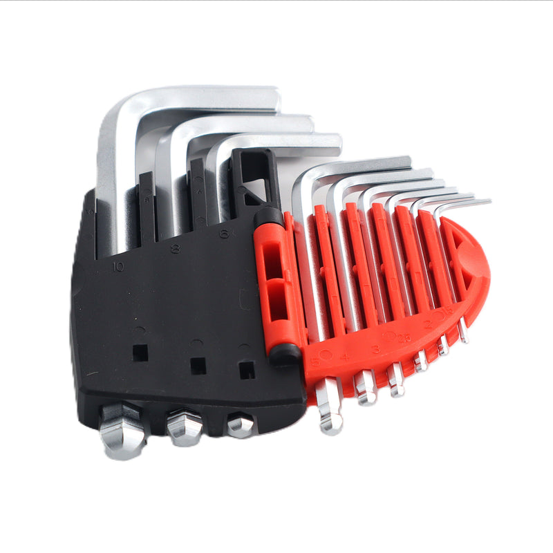 Allen Wrenches Ball End Short Hex Key Set Metric (9-Piece, 1.5-10mm)