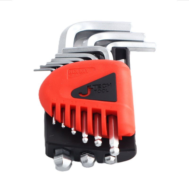 Allen Wrenches Ball End Short Hex Key Set Metric (9-Piece, 1.5-10mm)