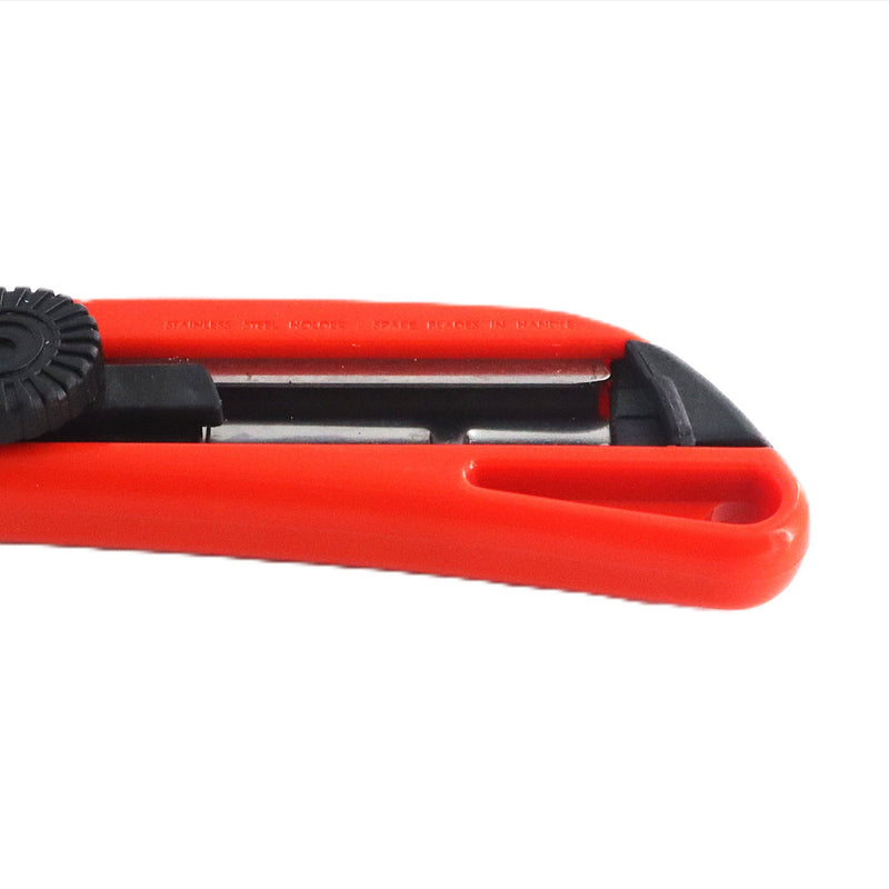 Utility Knife 18mm Auto Lock Red