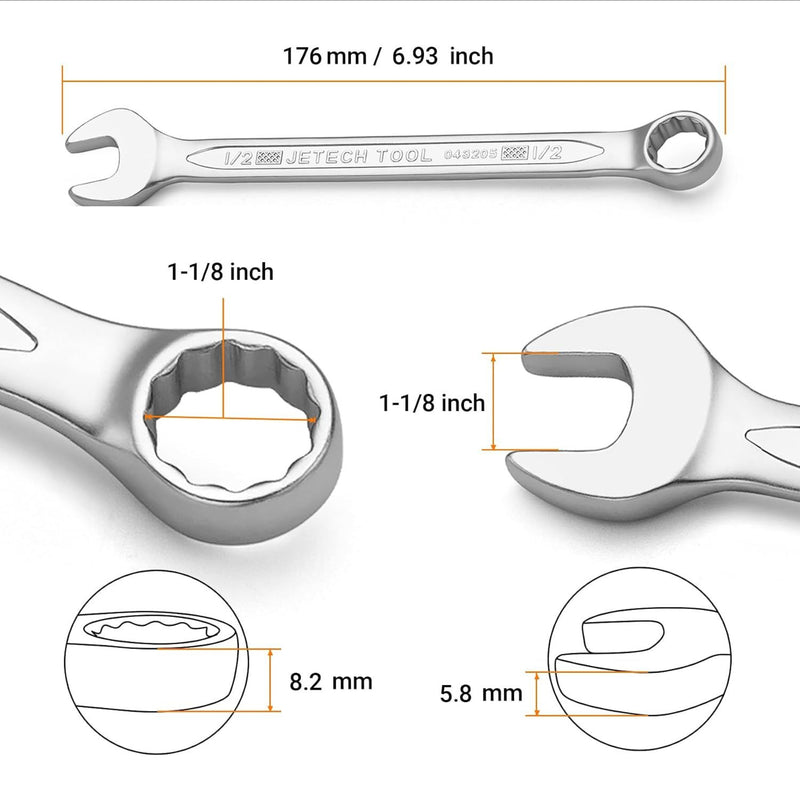 Combination Wrench 1/2 Inch