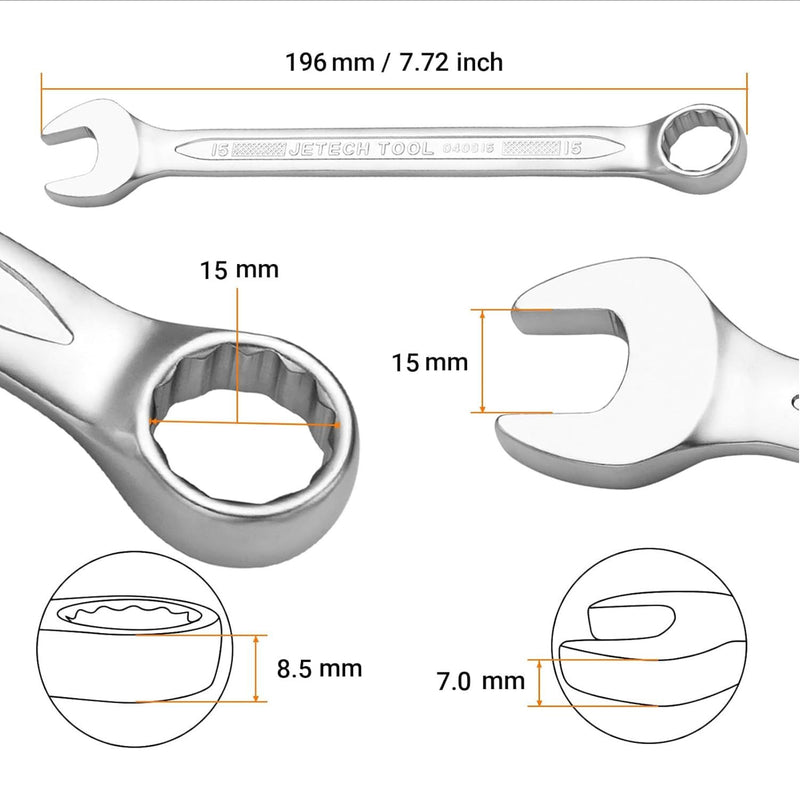 Combination Wrench 15mm