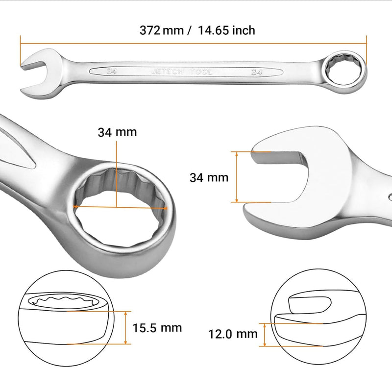 Combination Wrench 34mm
