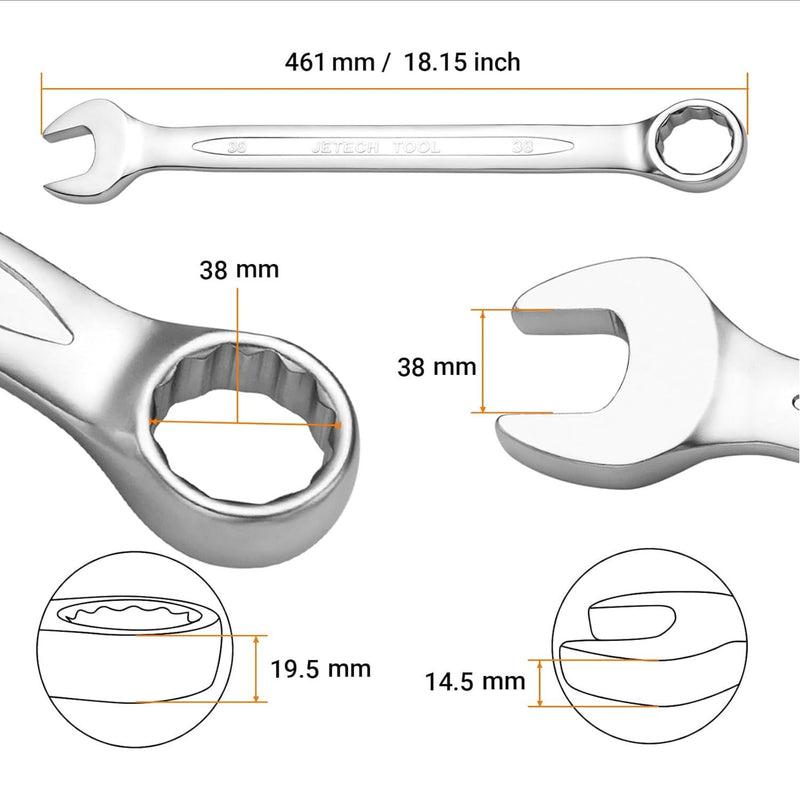 Combination Wrench 38mm