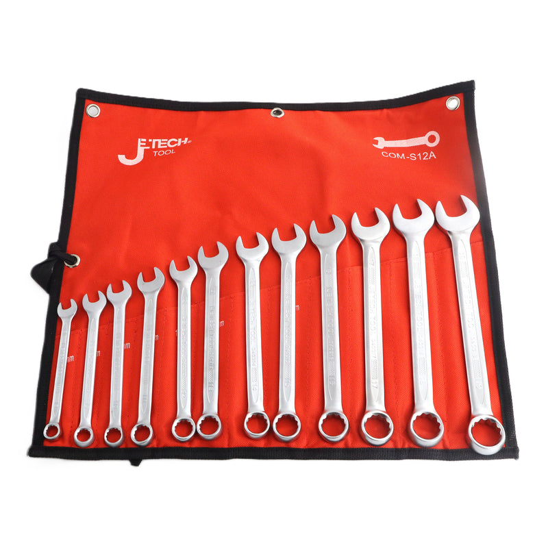 Combination Wrench Set Metric 12-Piece (8-19mm)