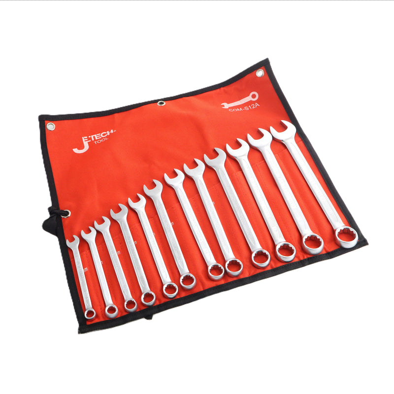 Combination Wrench Set Metric 12-Piece (8-19mm)