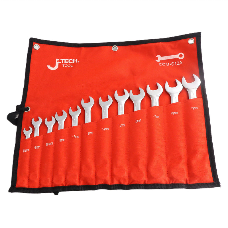 Combination Wrench Set Metric 12-Piece (8-19mm)