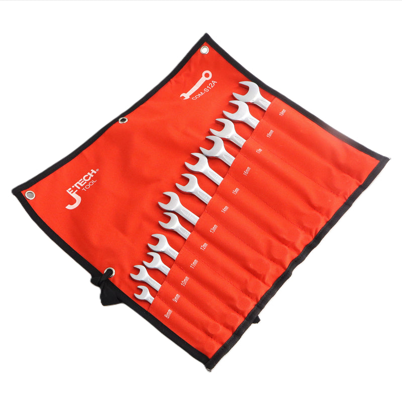 Combination Wrench Set Metric 12-Piece (8-19mm)