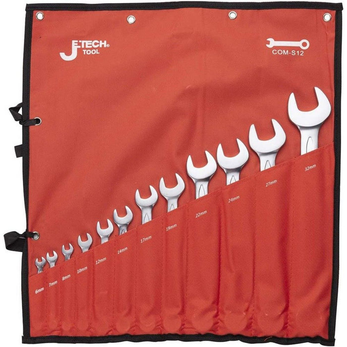 Combination Wrench Set SAE & Metric 12-Piece