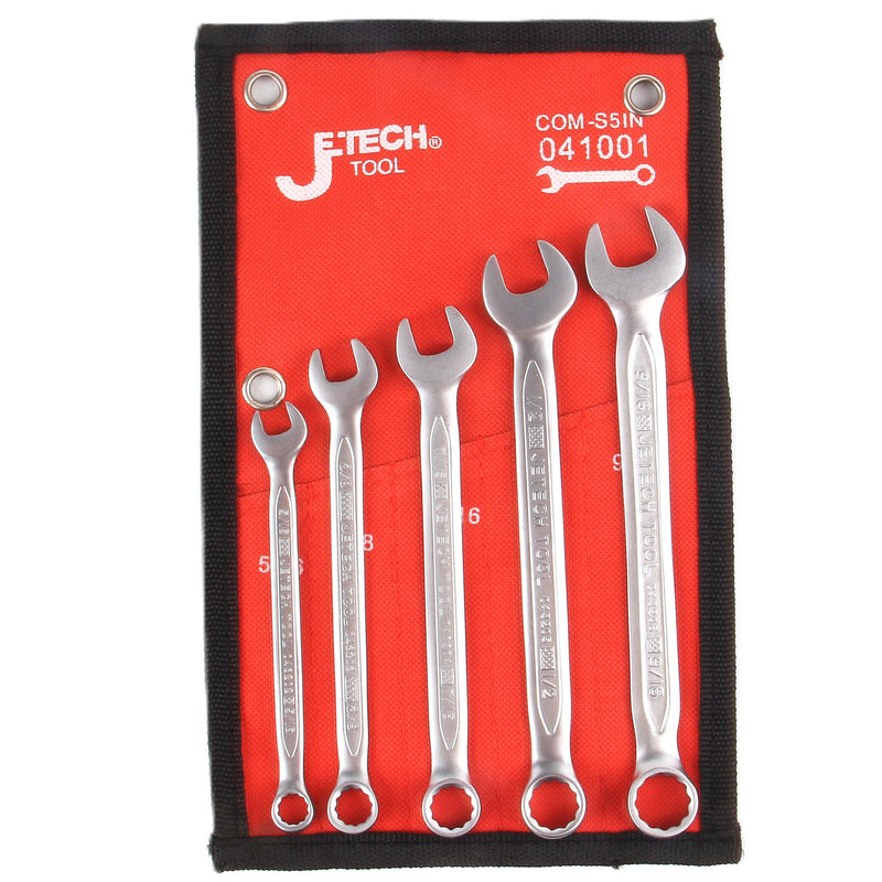 Combination Wrench Set SAE 5-Piece