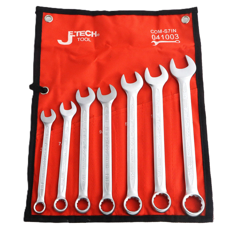 Combination Wrench Set SAE 7-Piece