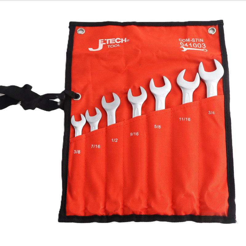 Combination Wrench Set SAE 7-Piece