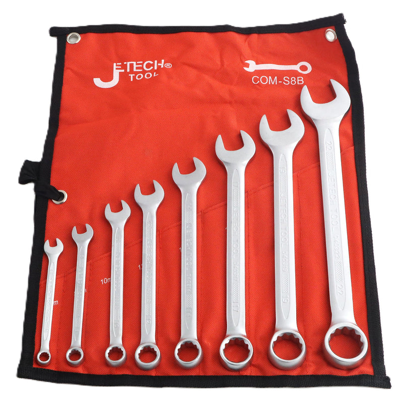 Combination Wrench Set Metric 8-Piece