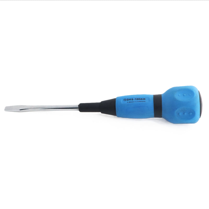 Denko Electrician Handle Slotted Screwdriver CR-V Steel (100mm)