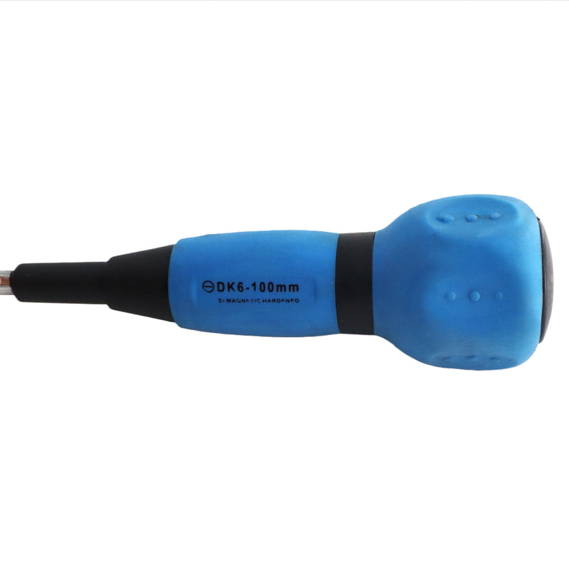 Denko Electrician Handle Slotted Screwdriver CR-V Steel (100mm)