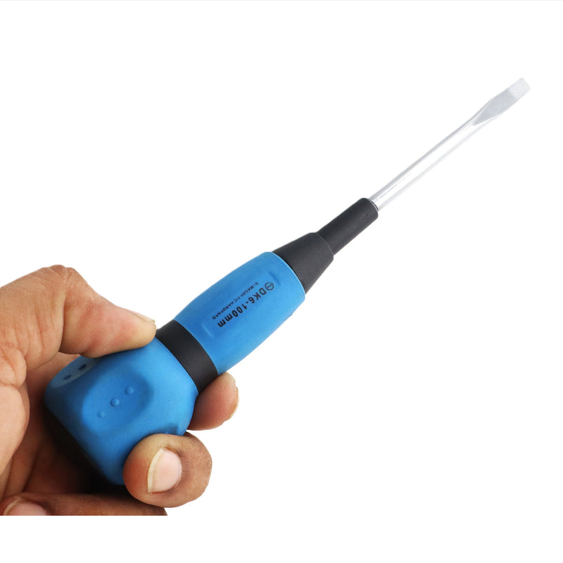 Denko Electrician Handle Slotted Screwdriver CR-V Steel (100mm)