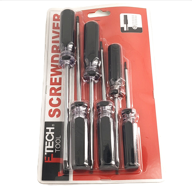 Temper Torx Screwdriver Set