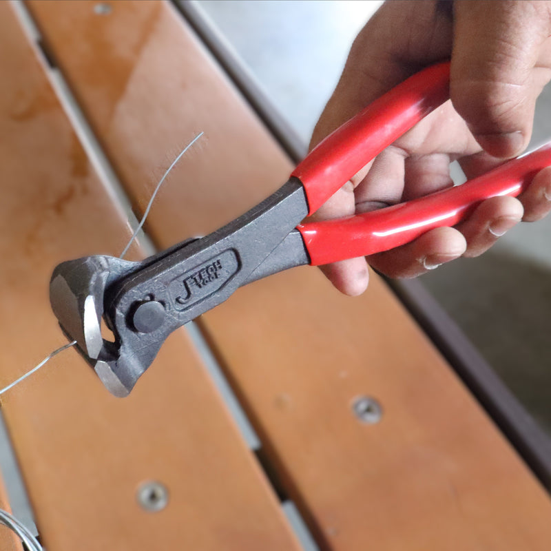End Cutting Pliers Nail Puller 8-Inch