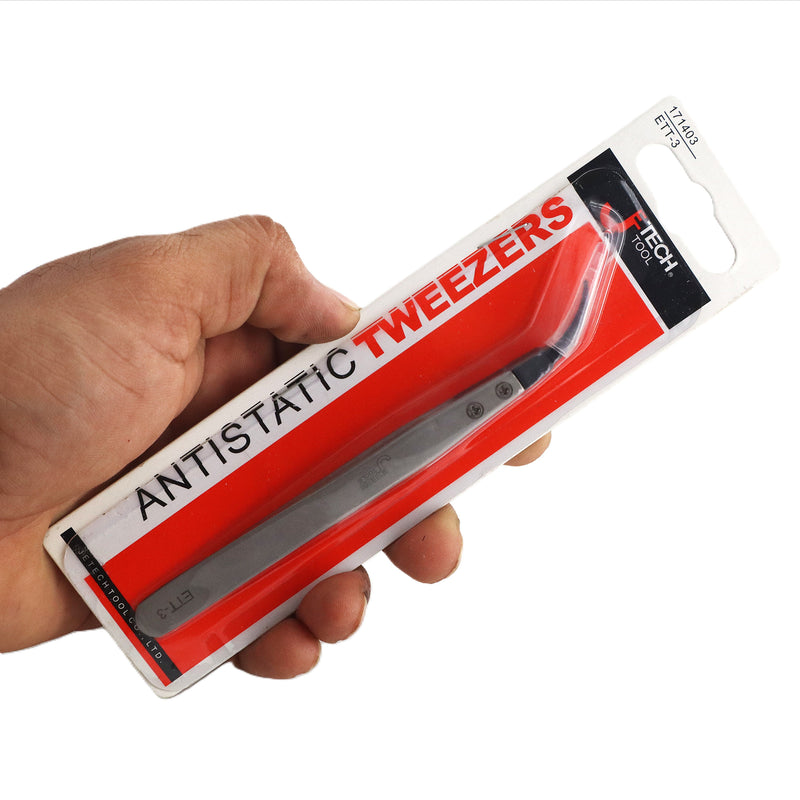 Tweezers Curved Anti-Static 130mm