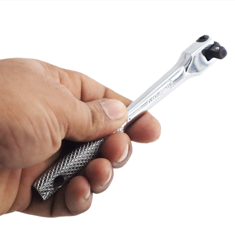 Breaker Bar Flex Head 1/4-Inch Drive 6-Inch Long