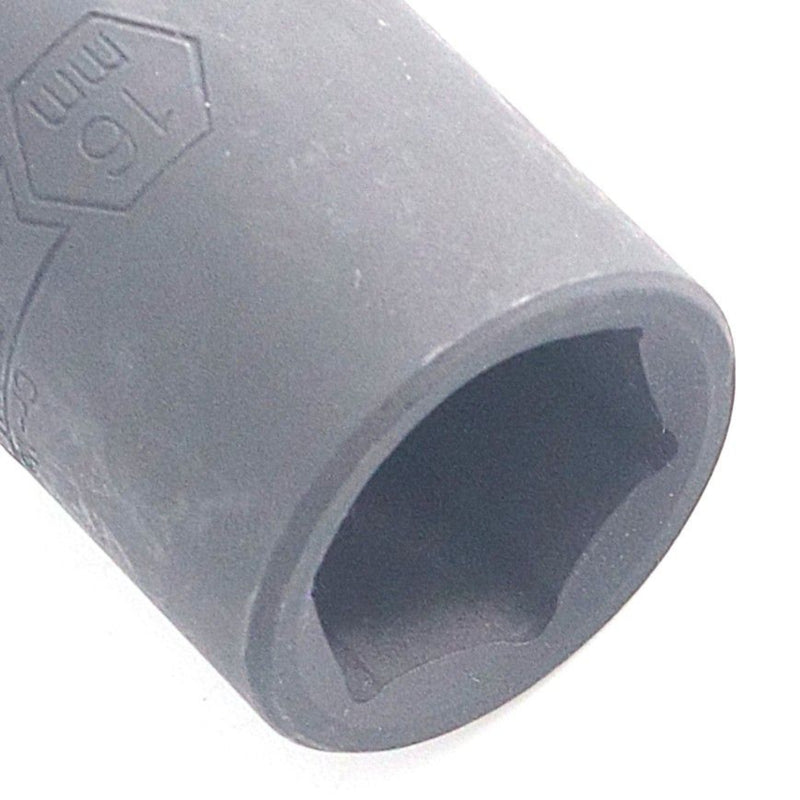 1/2 Inch Drive 16mm Standard Impact Socket