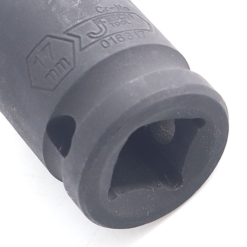 1/2 Inch Drive 17mm Standard Impact Socket