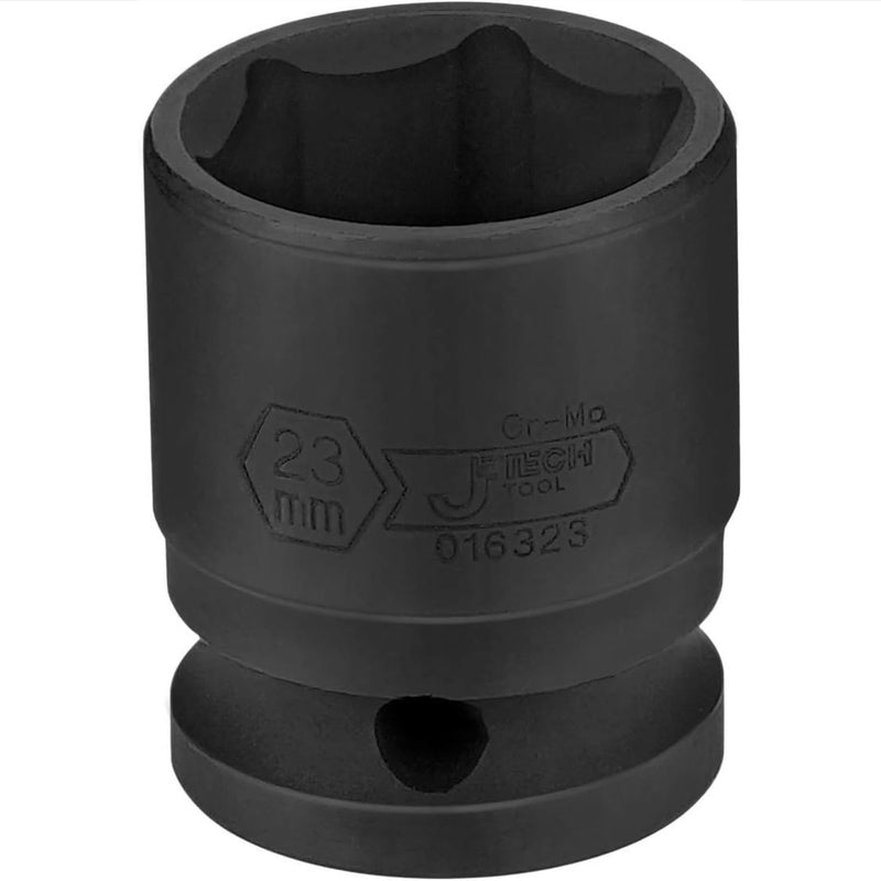 1/2 Inch Drive 23mm Standard Impact Socket