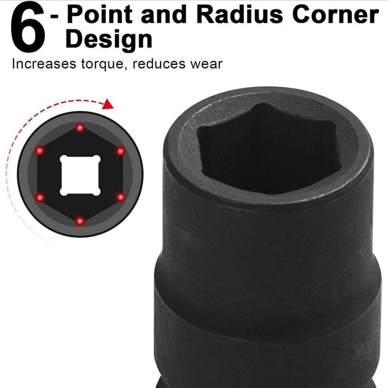 1/2-Inch Drive 18mm Deep Impact Socket