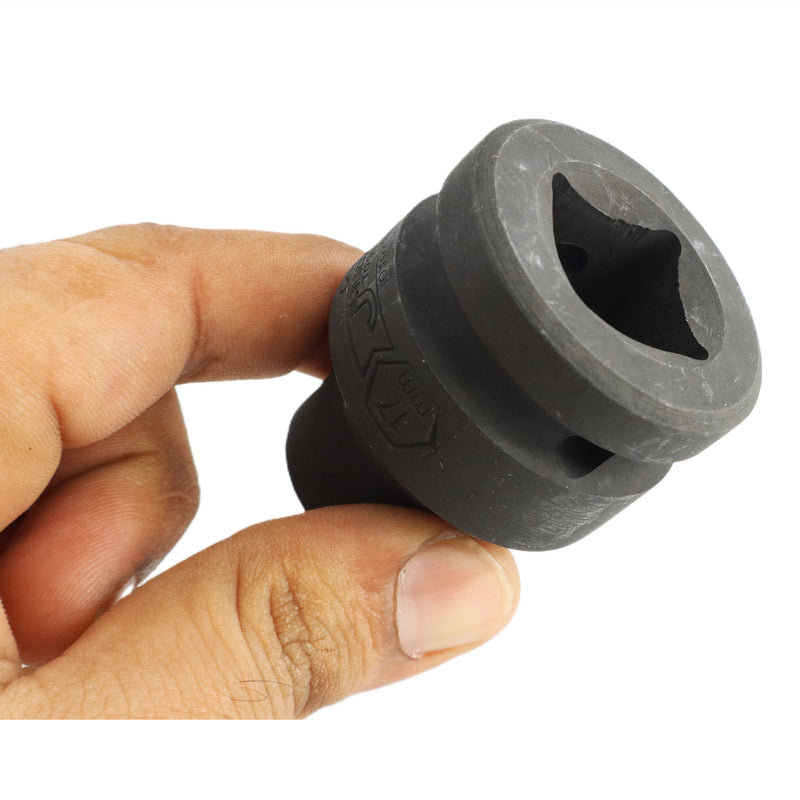 3/4-Inch Drive 17mm Shallow Impact Socket Cr-Mo Steel