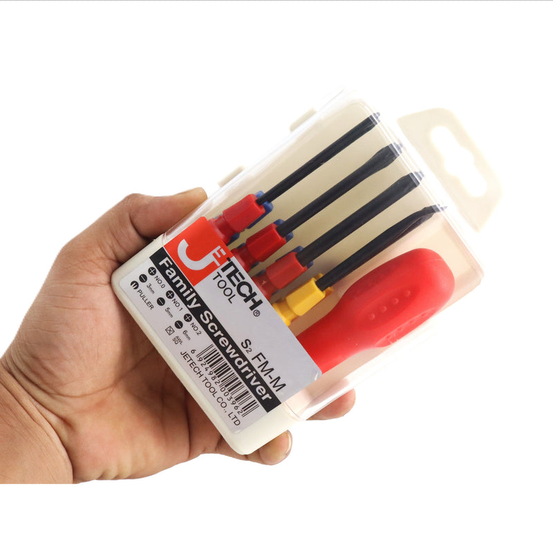 Family Screwdriver Set Phillips & Slotted, Medium (8-Piece)