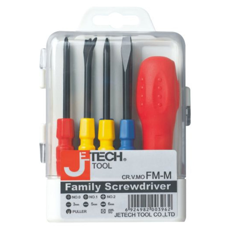 Family Screwdriver Set Phillips & Slotted, Medium (8-Piece)