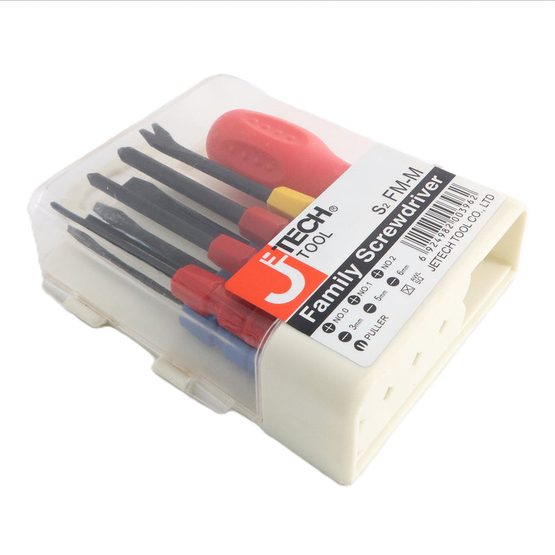 Family Screwdriver Set Phillips & Slotted, Medium (8-Piece)