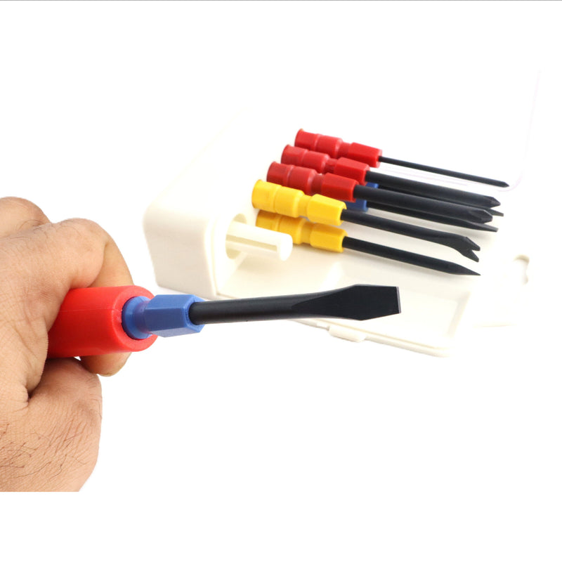 Family Screwdriver Set Phillips & Slotted, Medium (8-Piece)