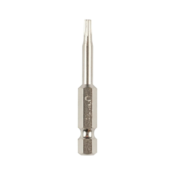Torx Security Bit T10 50mm 1/4-Inch Hex Shank
