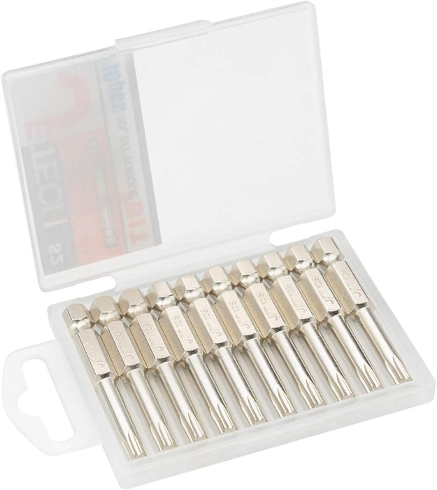 Torx Security Bit T25 50mm 1/4-Inch Hex Shank