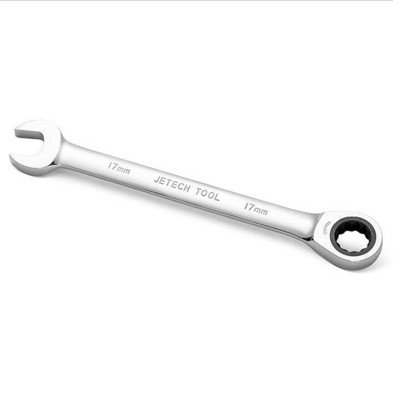 Ratcheting Combination Wrench, Gear Spanner 17mm