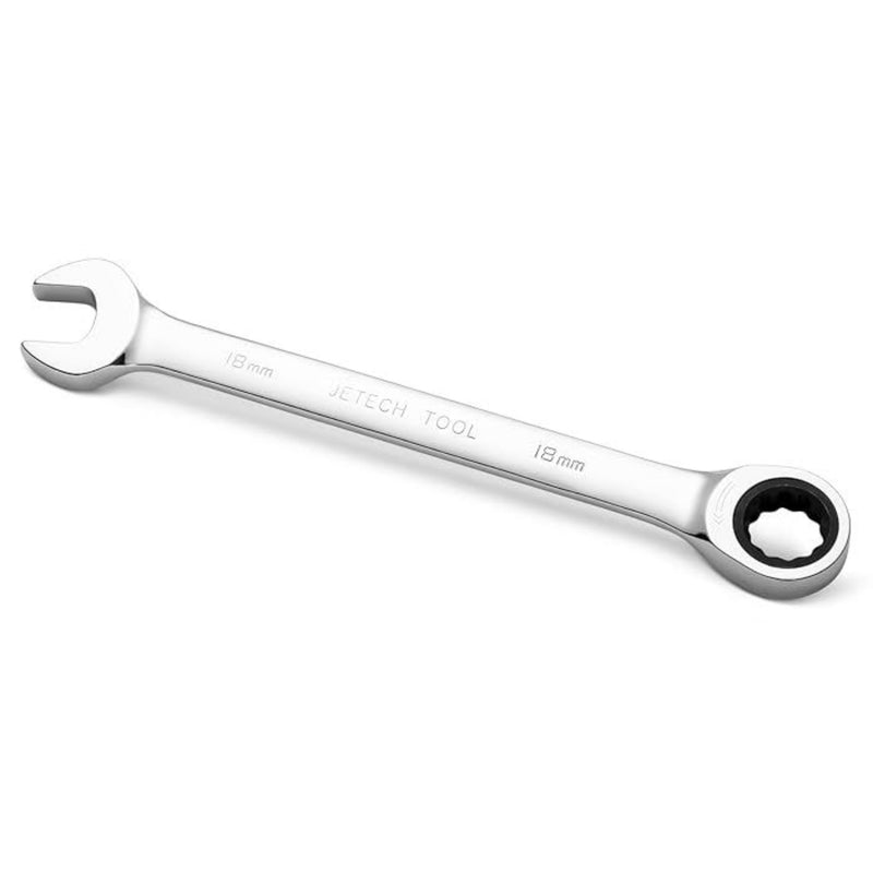 Ratcheting Combination Wrench, Gear Spanner 18mm