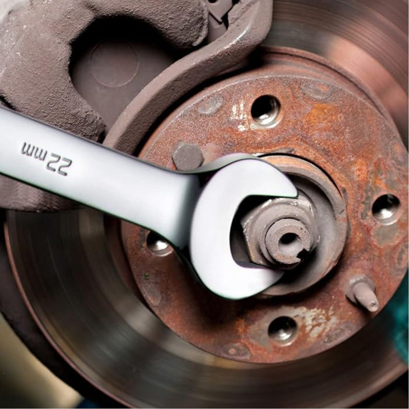 Ratcheting Combination Wrench, Gear Spanner 22mm