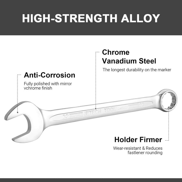 Ratcheting Combination Wrench, Gear Spanner 32 mm