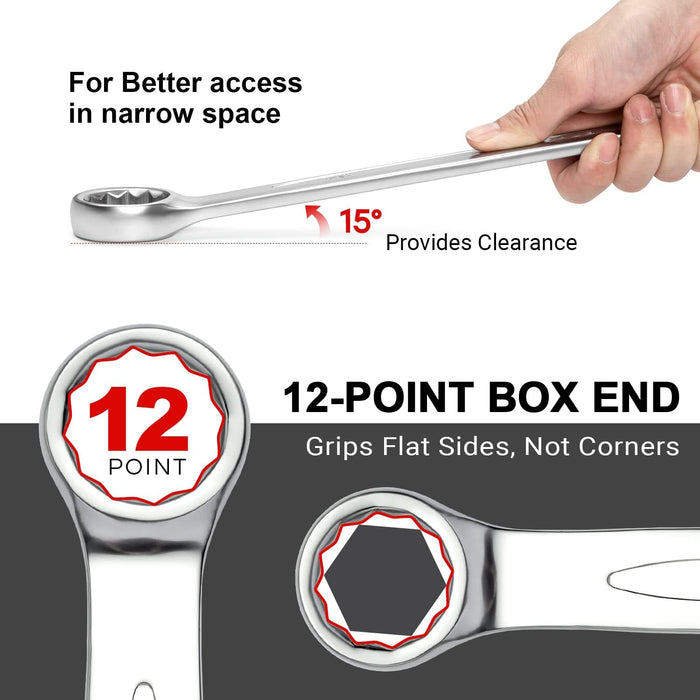Ratcheting Combination Wrench, Gear Spanner 32 mm
