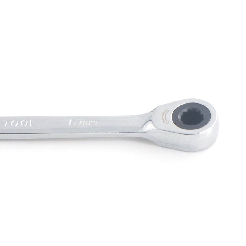 Ratcheting Combination Wrench, Gear Spanner 6 mm