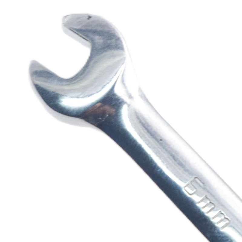 Ratcheting Combination Wrench, Gear Spanner 6 mm