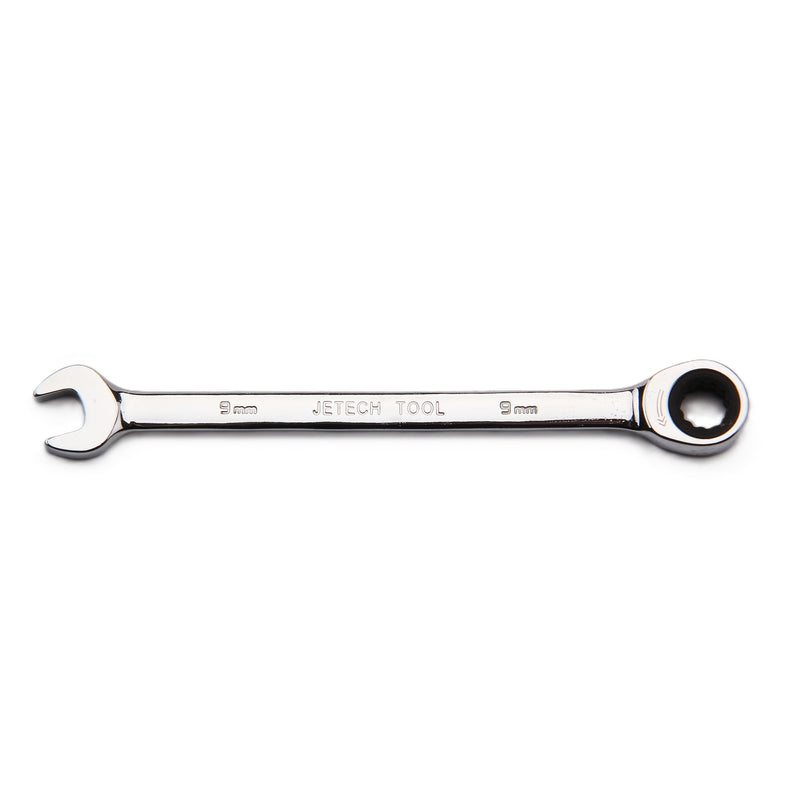 Ratcheting Combination Wrench, Gear Spanner 9 mm