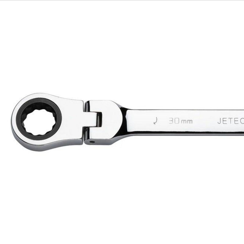Flexible Head Ratchet Combination Wrench, Gear Spanner 30mm